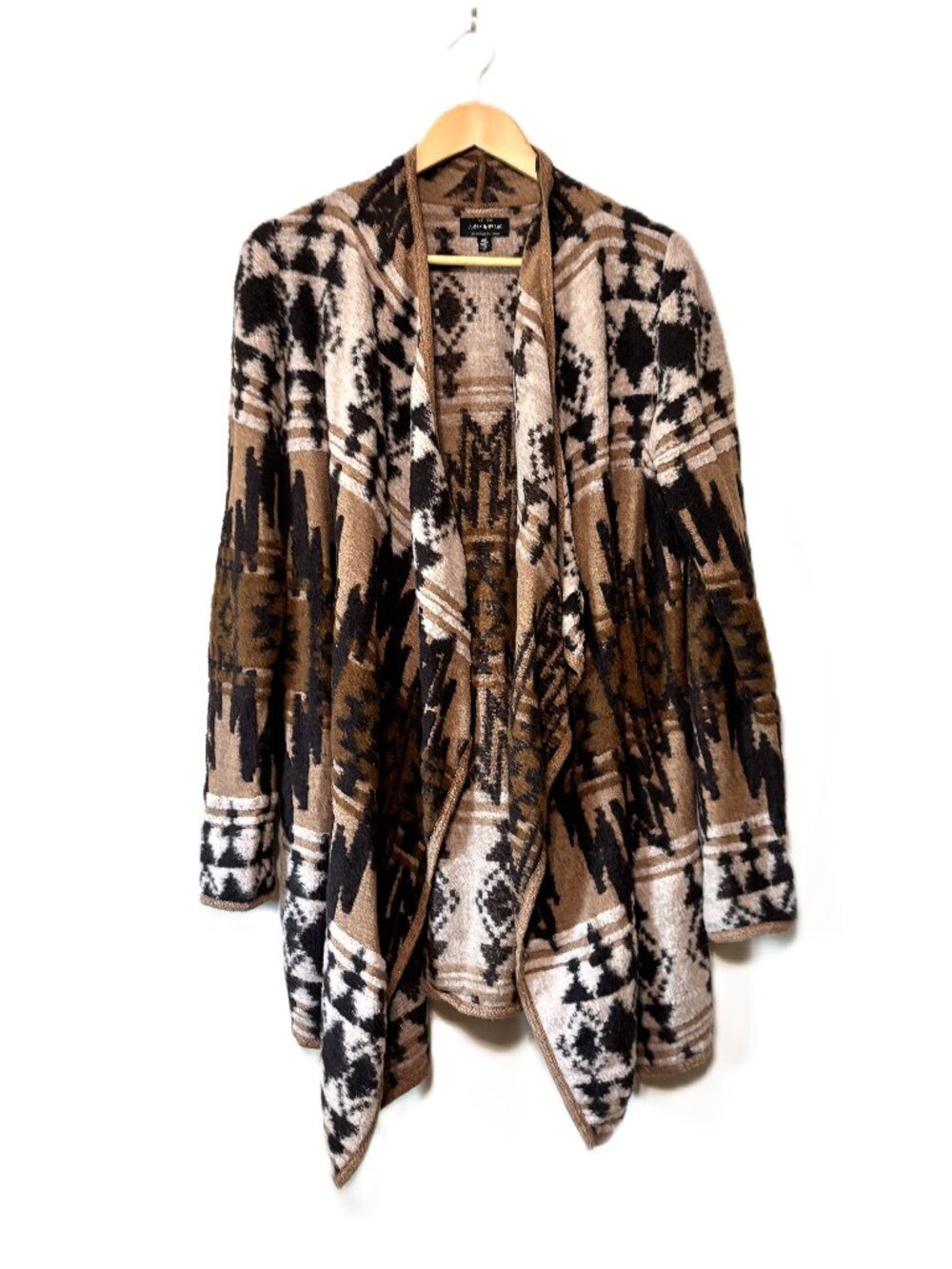 Lucky Brand Aztec Print Cardigan Sweater, Size M
